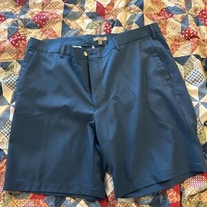 Peter Millar Classic Navy Flat Front Shorts